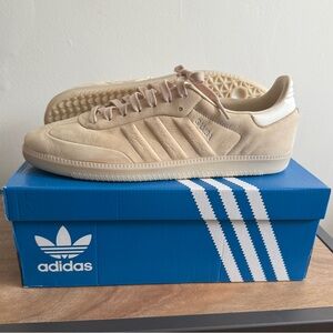 Adidas Samba Sneakers in “Sand” Colorway (WORN ONCE)